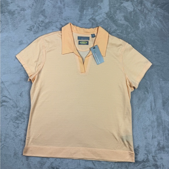 Greg Norman Collection Tops - Greg Norman play dry moisture wicking sz Large Collar Top new w tags Womens